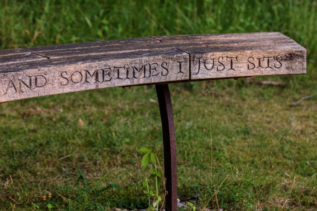 garden design bench